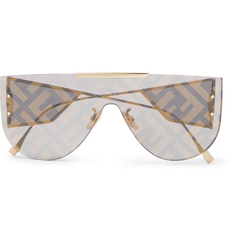 fendi print sunglasses